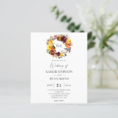 Budget Oranje & Geel Gold Herfst 2 Floral Wedding (Staand voorkant)