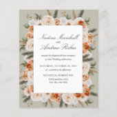 Budget Oranje Ivory Sage green lijst Weddenschap (Voorkant)