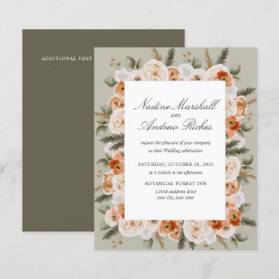 Budget Oranje Ivory Sage green lijst Weddenschap