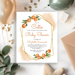 Budget Oranje Little Cutie Citrus Baby shower