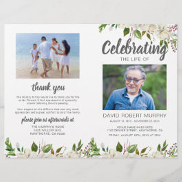 Budget Order of Service Funeral Memorial Programme