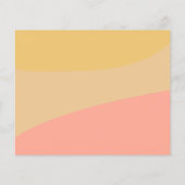 Budget Organic Shapes Pastel Baby shower Invite (Achterkant)