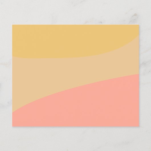 Budget Organic Shapes Pastel Baby shower Invite (Achterkant)