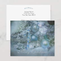 Budget Ornamenten Merry Kerstblauw Blauwgroen fees