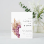 Budget Paars Floral Boho Wedding (Staand voorkant)