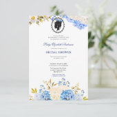 Budget Paars Florals Bridgerton Vrijgezellenfeest Kaart (Staand voorkant)