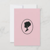 Budget Paars Florals Bridgerton Vrijgezellenfeest Kaart (Achterkant)