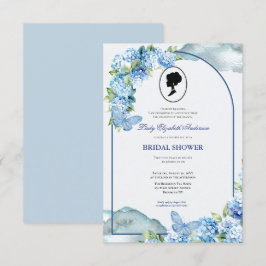 Budget Paars Florals Bridgerton Vrijgezellenfeest Kaart