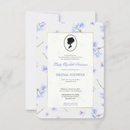 Budget Paars Florals Bridgerton Vrijgezellenfeest Kaart