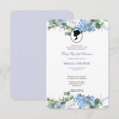 Budget Paars Florals Bridgerton Vrijgezellenfeest Kaart (Voorkant / Achterkant)