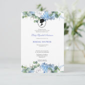 Budget Paars Florals Bridgerton Vrijgezellenfeest Kaart (Staand voorkant)