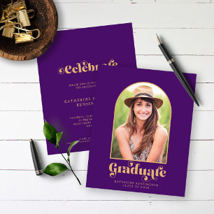 Budget Paars Gold Arch Foto Graduparty