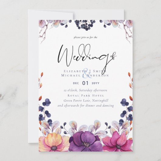 BUDGET Paars Oranje Schemering tot Dageraad Trouw  Kaart (Voorkant)