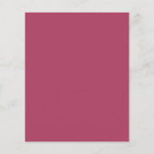 Budget Paars Roze Moderne Trouw Uitnodiging (Achterkant)