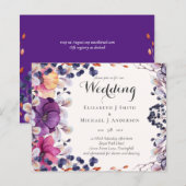 BUDGET Paars Sinaasappel Doesk tot zondag huwelijk (Voorkant / Achterkant)