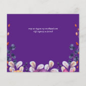 BUDGET Paars Sinaasappel Doesk tot zondag huwelijk (Achterkant)