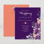 BUDGET Paars Sinaasappel Doesk tot zondag huwelijk (Voorkant / Achterkant)