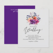 BUDGET Paars Sinaasappel Doesk tot zondag huwelijk (Voorkant / Achterkant)