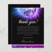 Budget Paarse 60e Verjaardagsfeestje Disco Ball Ka (Voorkant / Achterkant)