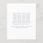 Budget Paarse Bloem Waterverf Bruiloft Dank Je (Achterkant)