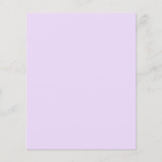 Budget Paarse Bloemen 90e Verjaardagsuitnodiging (Achterkant)