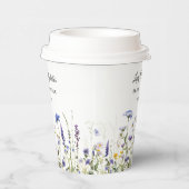 Budget Paarse Bloemen Bridgerton Bruidsfeestje Papieren Bekers (Rechts)