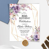 Budget Paarse & Blush elke leeftijd Verjaardagsuit