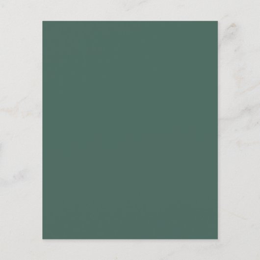 Budget Paarse Emerald Green Roos Gold Wedding (Achterkant)