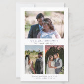 BUDGET Paarse Florals Weddenschap 3 Foto citaat Be (Achterkant)