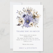 BUDGET Paarse Florals Weddenschap 3 Foto citaat Be (Voorkant)