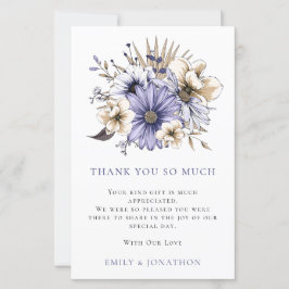 BUDGET Paarse Florals Weddenschap 3 Foto citaat Be