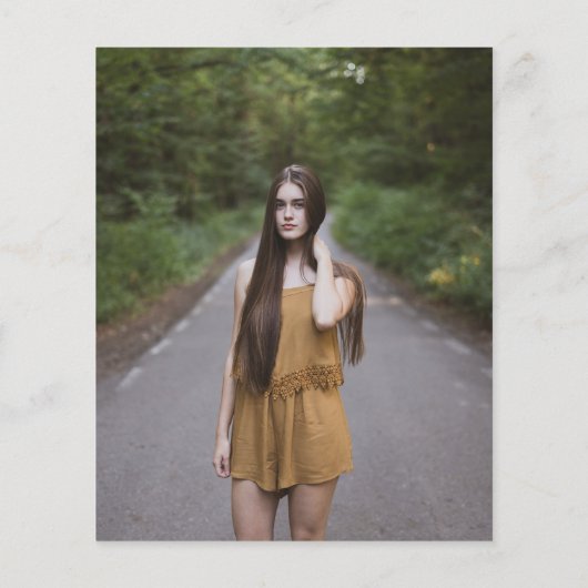 Budget Paarse foto Ze deed het Afstuderen (Achterkant)