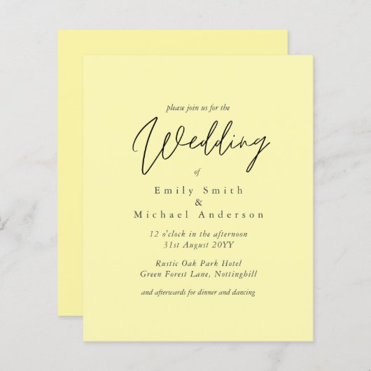 BUDGET Paarse Gele Grijze Kleuren Weddenschap Uitn (Voorkant / Achterkant)