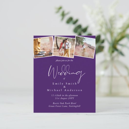 BUDGET Paarse Gele Grijze Kleuren Weddenschap Uitn (Staand voorkant)