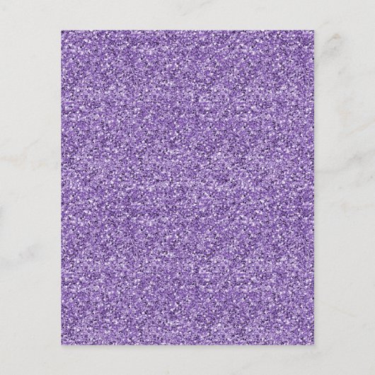 BUDGET Paarse Glitter Drift GraduPartij (Achterkant)