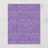 BUDGET Paarse Glitter Drips Afsluitingsfeestje (Achterkant)