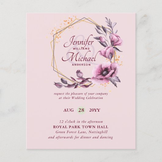 BUDGET Paarse goudfinnen (Voorkant)