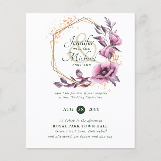 BUDGET Paarse goudfinnen (Voorkant)