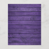 Budget Paarse Houten Lichten Mason Jar Bruiloft Ui (Achterkant)