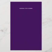 BUDGET Paarse Lavendel Bladeren Trouw Uitnodiginge (Achterkant)