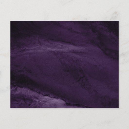 Budget Paarse Marble Celebration Life Invitation (Achterkant)