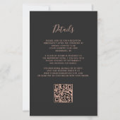 Budget Paarse Roze Gouden Agaat Donkere QR Code Tr (Achterkant)