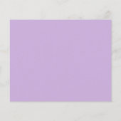 Budget Paarse Violet Floral Bespaar de datum (Achterkant)