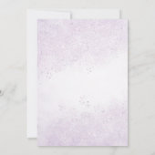 Budget Paarse Waterverf Sweet 16 Uitnodiging (Achterkant)