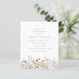 Budget Paarse Wildflower Border Vrijgezellenfeest