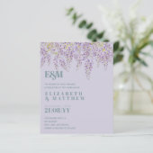 BUDGET Paarse Wisteria Salie Bloem Tuin Bruiloft (Staand voorkant)