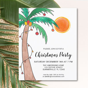 Budget Palm Tree Sun-kerstfeest