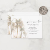 Budget Palm Trees We hebben de aankondiging verpla (Voorkant / Achterkant in situ)