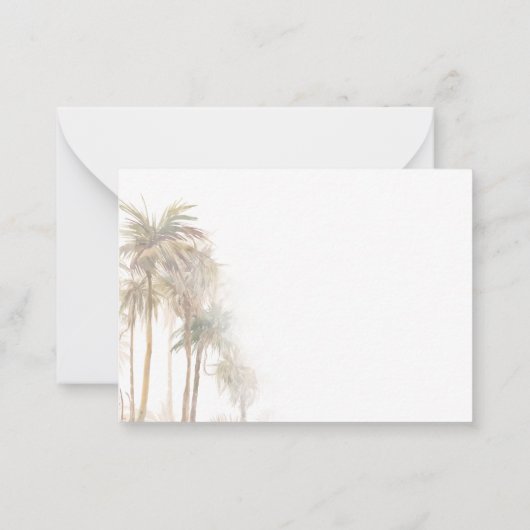 Budget Palm Trees We hebben de aankondiging verpla (Achterkant)