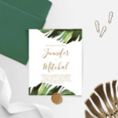 BUDGET Palm Tropical Floral Weddenschap
